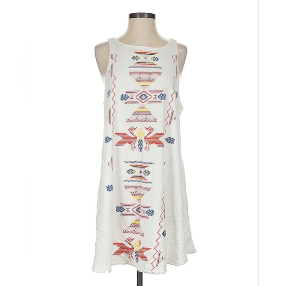 Wildfox Embroidered Boho High-Low Sleeveless Dress – Size S - Picture 2 of 8